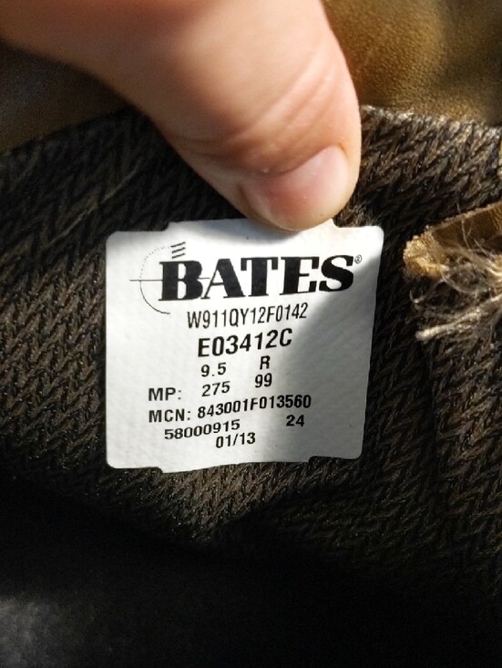 Bates Tan Tactical Hiking Boots main image 5